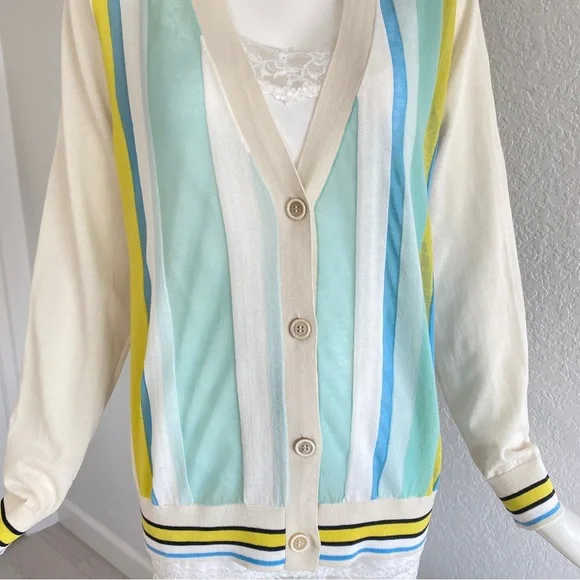 Diane von Furstenberg paneled cardigan - Picture 3 of 9